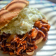 jackfruit pulled pork sandwich